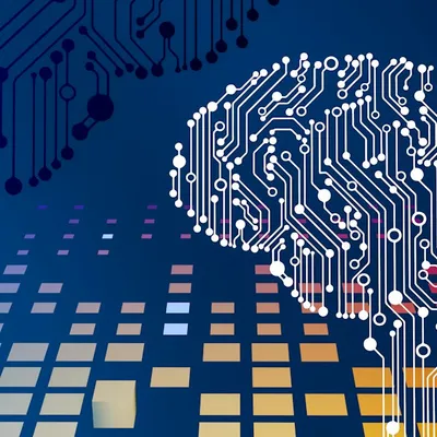 Circuito con forma de cerebro